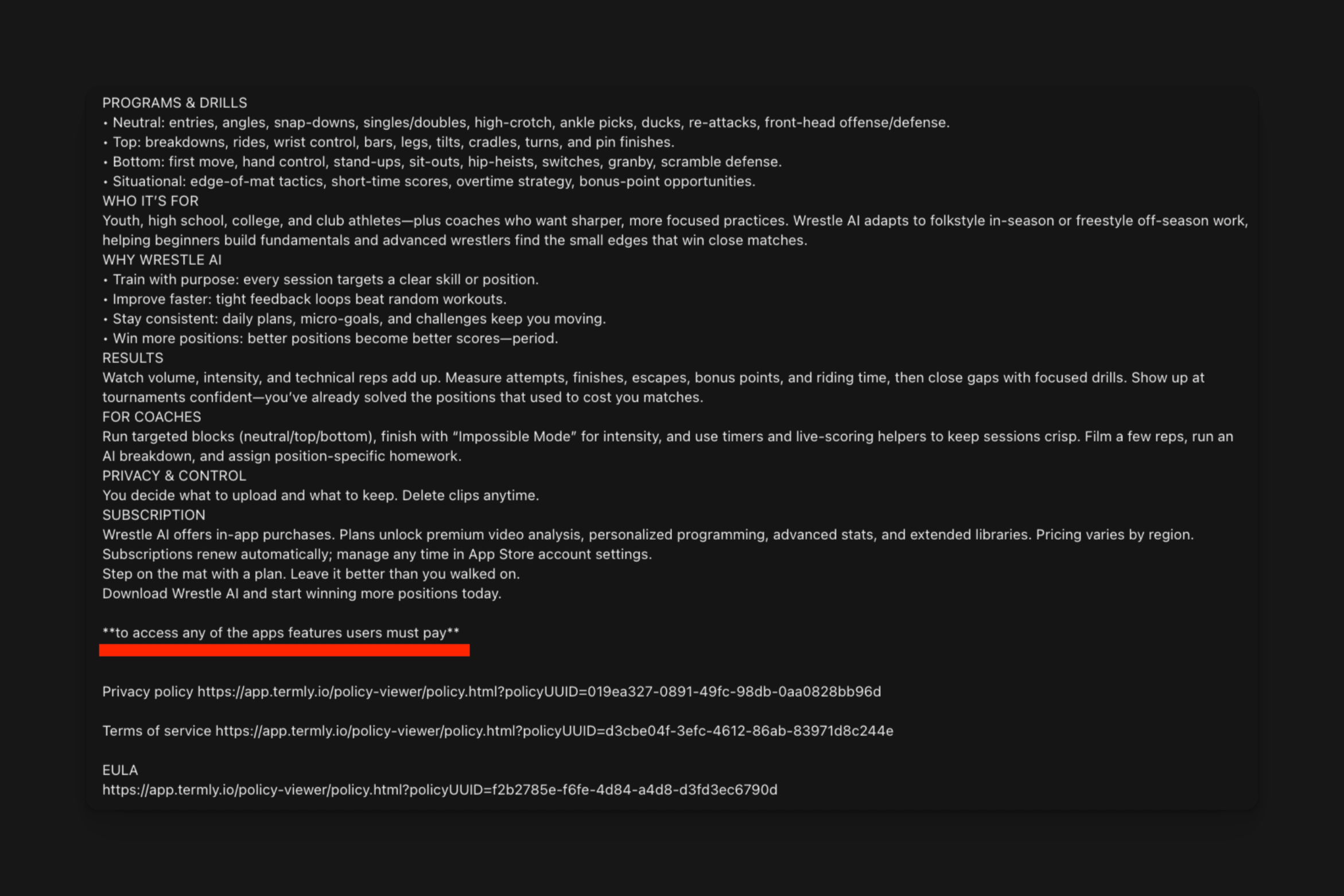 Permission copy that is too vague for review