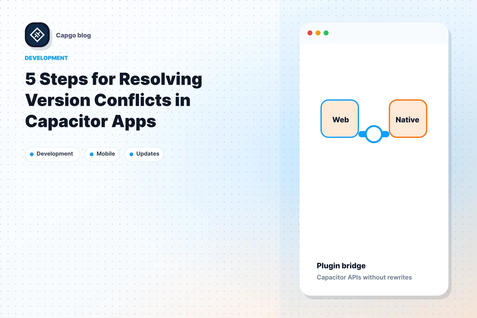 5 Steps for Resolving Version Conflicts in Capacitor Apps