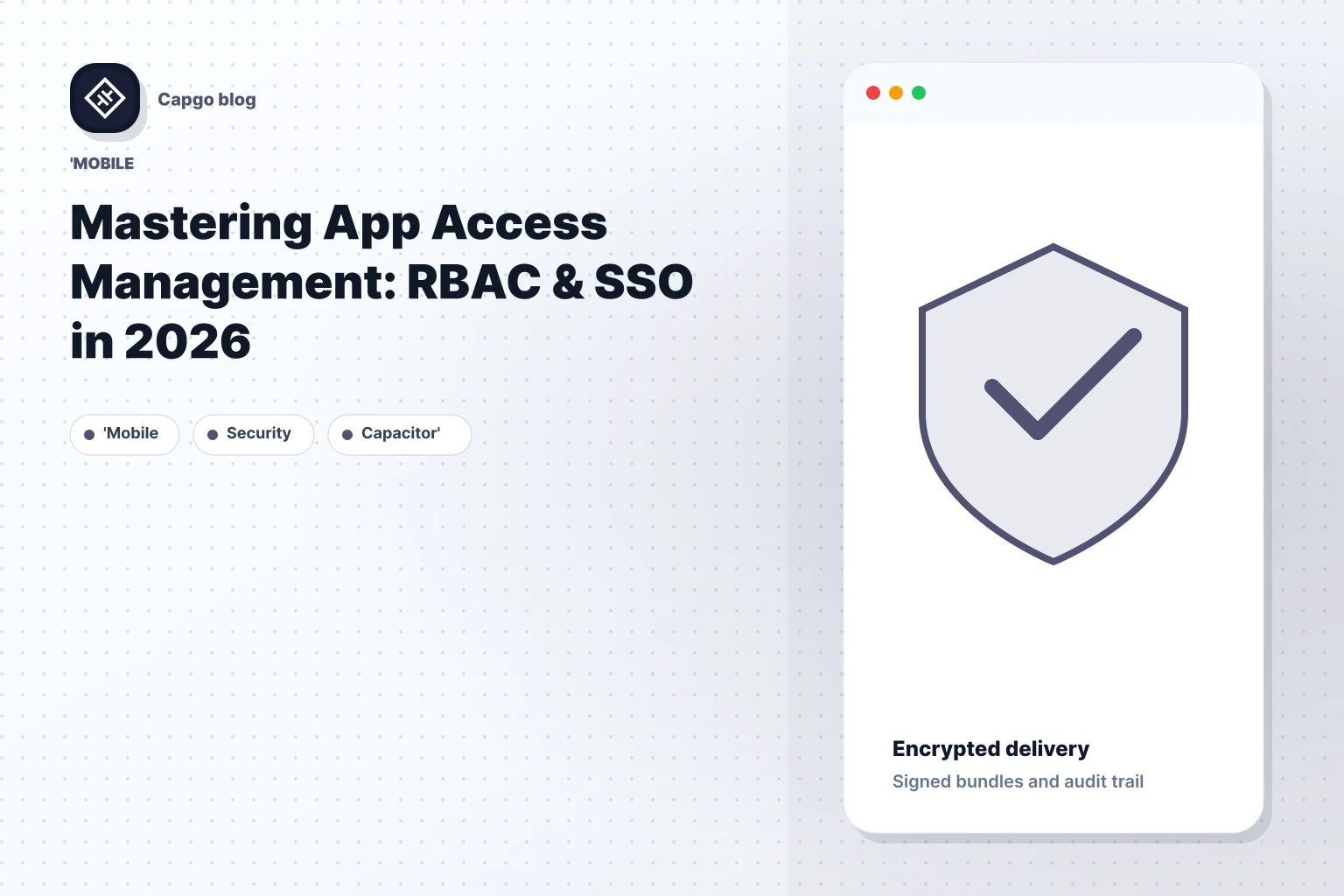 Mastering App Access Management: RBAC & SSO in 2026