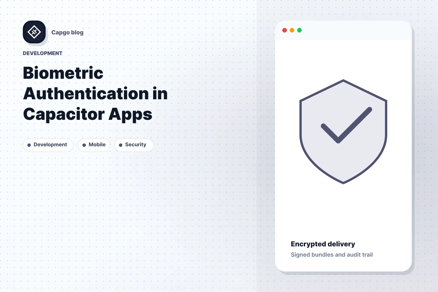 Biometric Authentication in Capacitor Apps