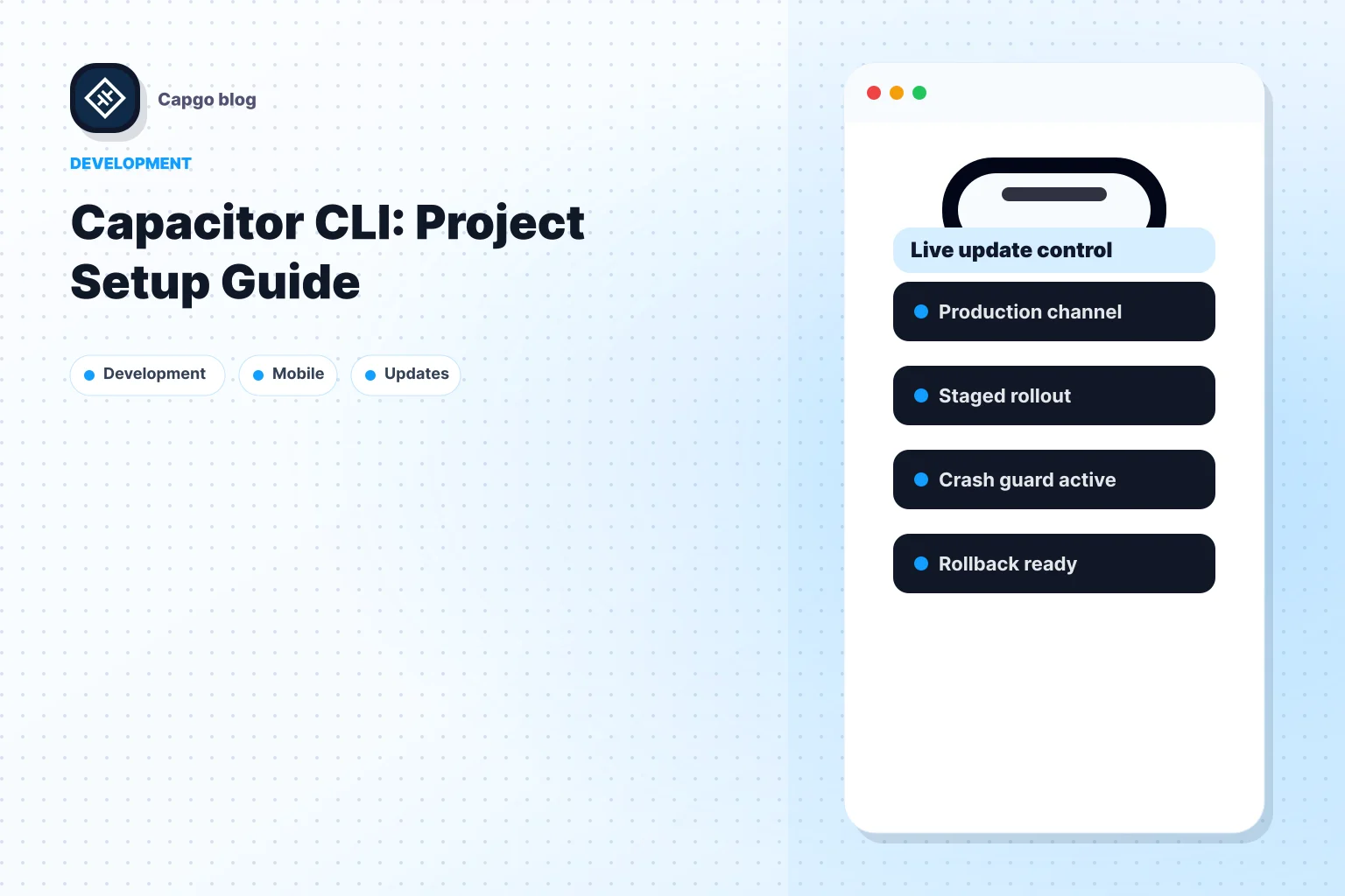 Capacitor CLI: Project Setup Guide
