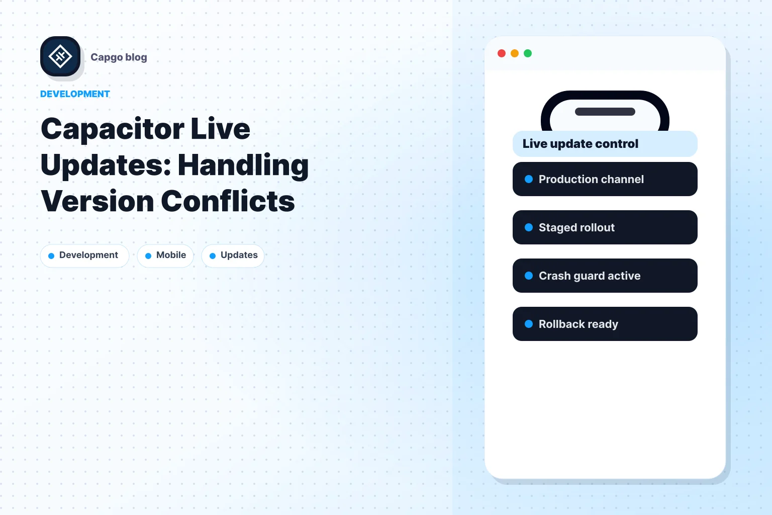 Capacitor Live Updates: Handling Version Conflicts