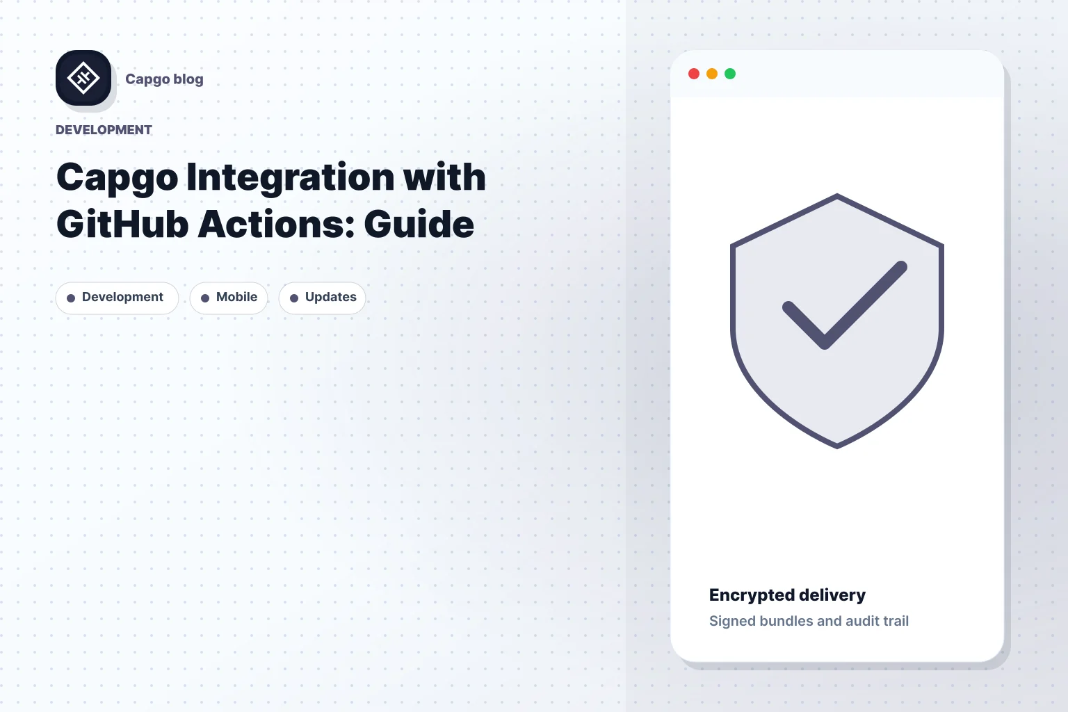 Capgo Integration with GitHub Actions: Guide