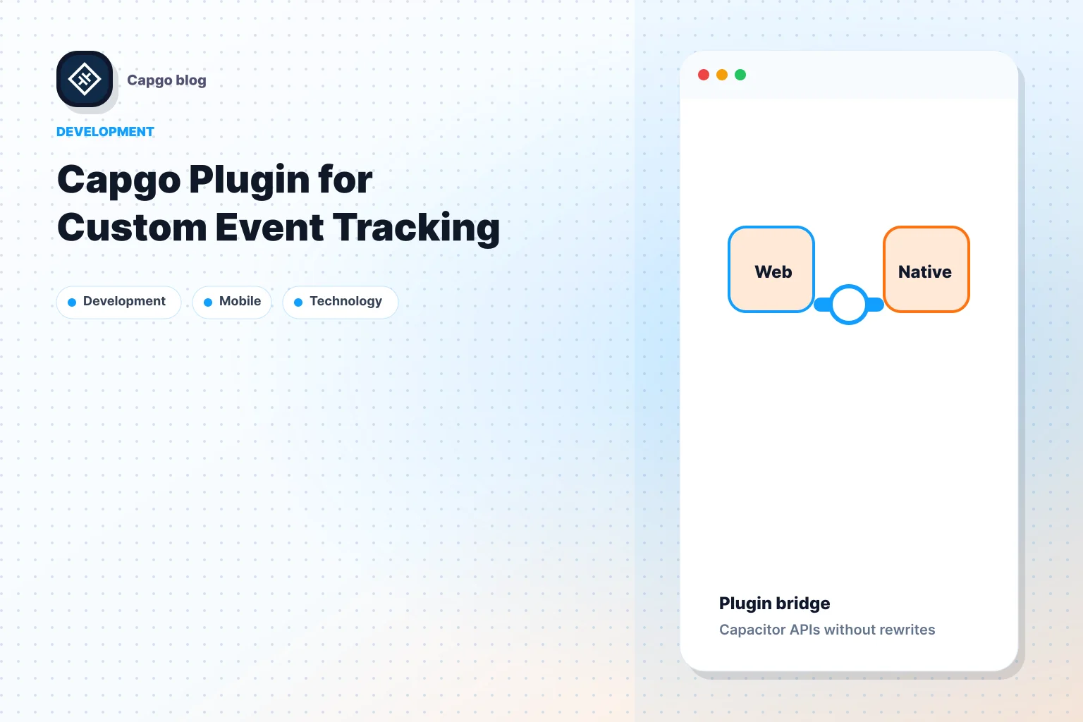 Capgo Plugin for Custom Event Tracking