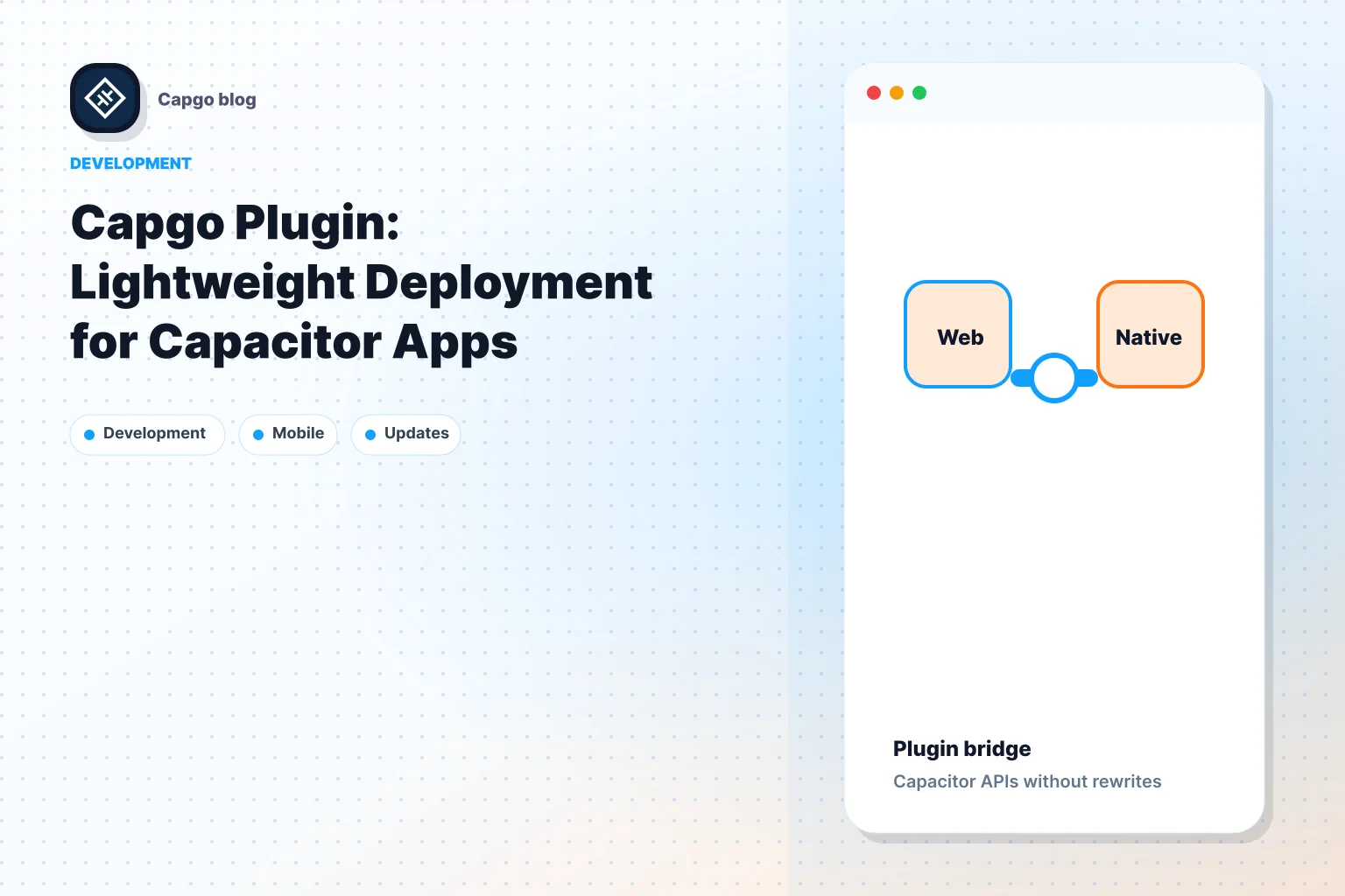 Capgo Plugin: Lightweight Deployment for Capacitor Apps