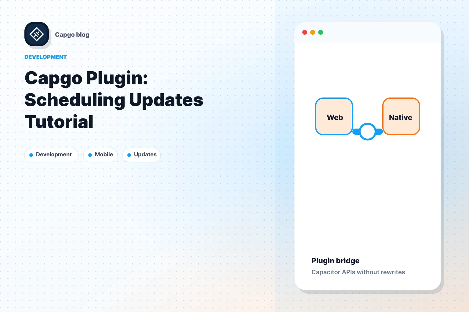 Capgo Plugin: Scheduling Updates Tutorial