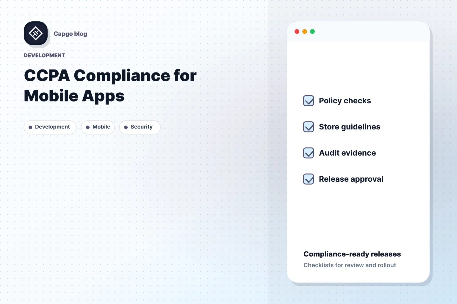 CCPA Compliance for Mobile Apps