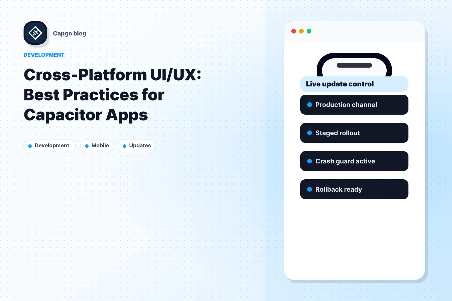 Cross-Platform UI/UX: Best Practices for Capacitor Apps