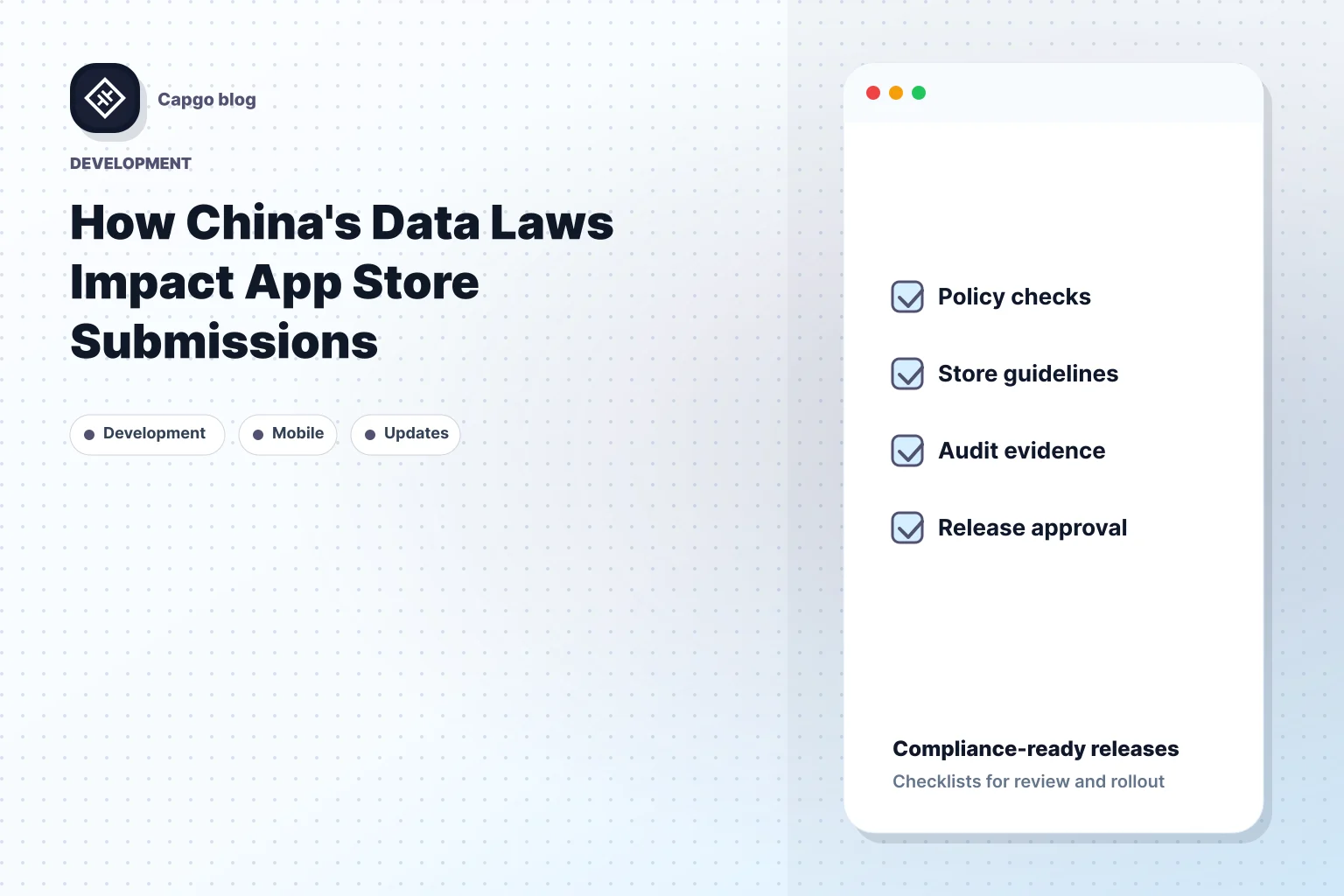 How China's Data Laws Impact App Store Submissions