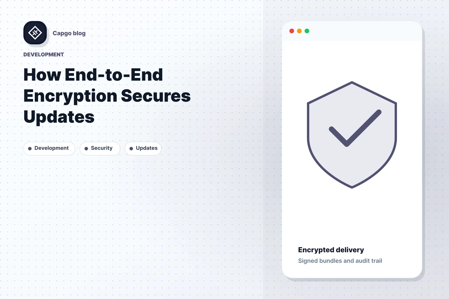 How End-to-End Encryption Secures Updates