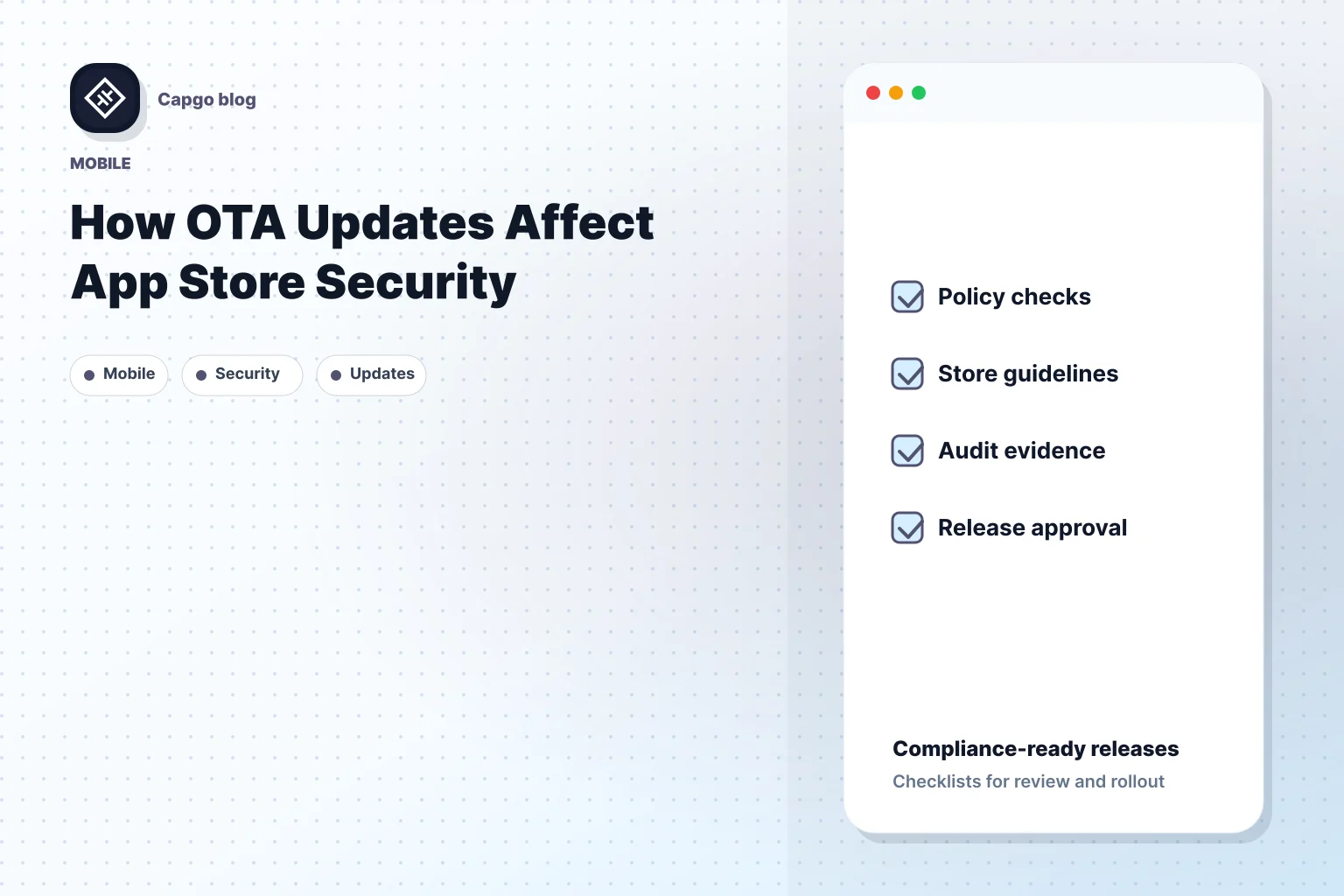 How OTA Updates Affect App Store Security