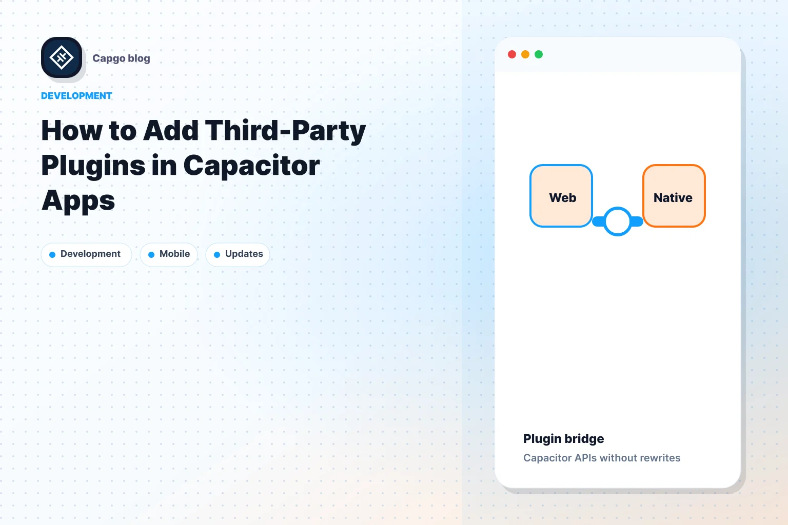 How to Add Third-Party Plugins in Capacitor Apps