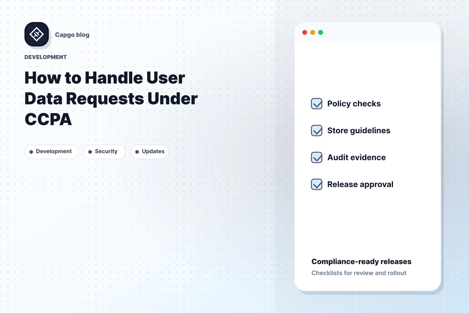 How to Handle User Data Requests Under CCPA