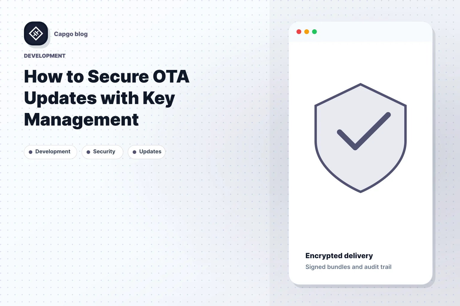 How to Secure OTA Updates with Key Management