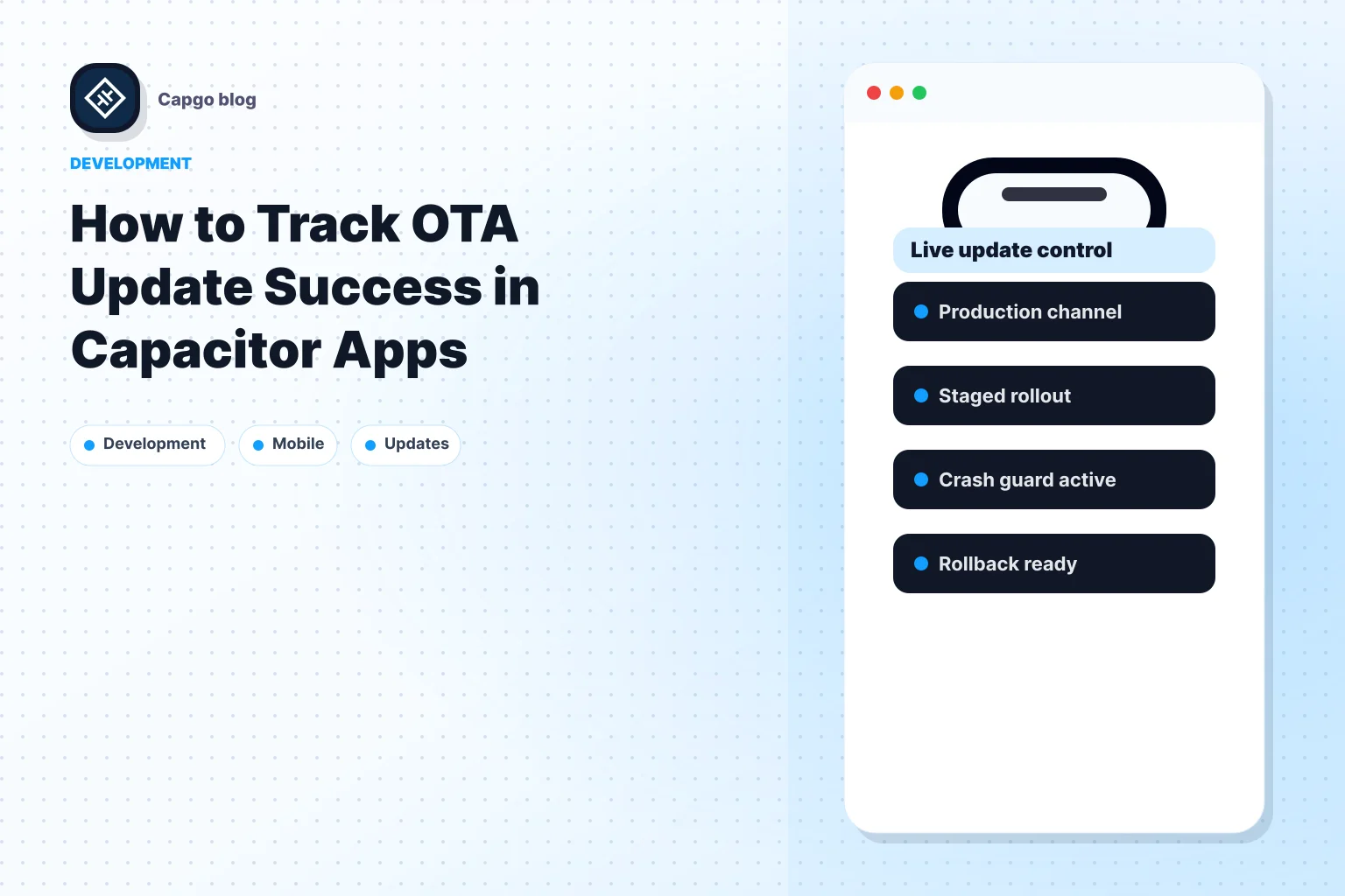 How to Track OTA Update Success in Capacitor Apps