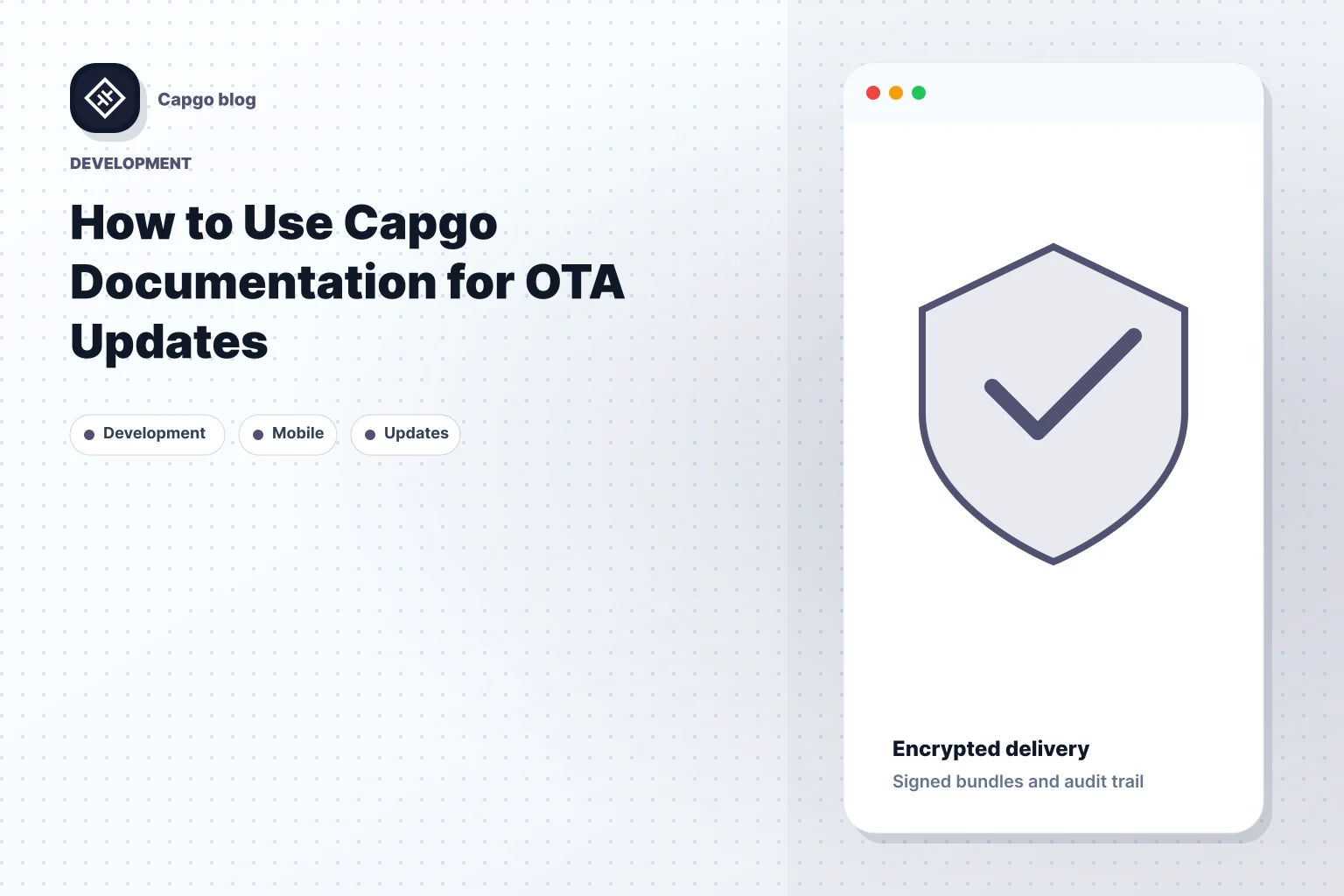 How to Use Capgo Documentation for OTA Updates