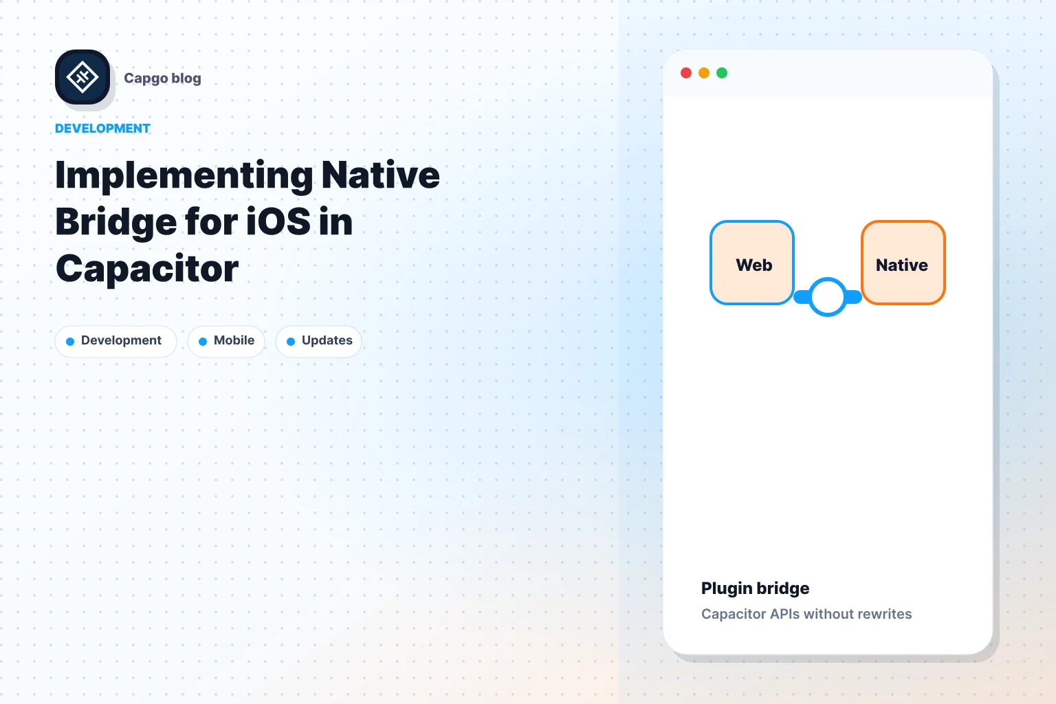 Implementing Native Bridge for iOS in Capacitor