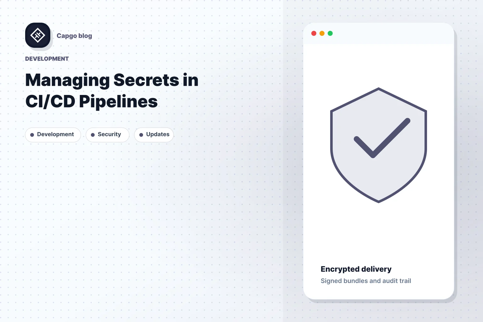 Managing Secrets in CI/CD Pipelines