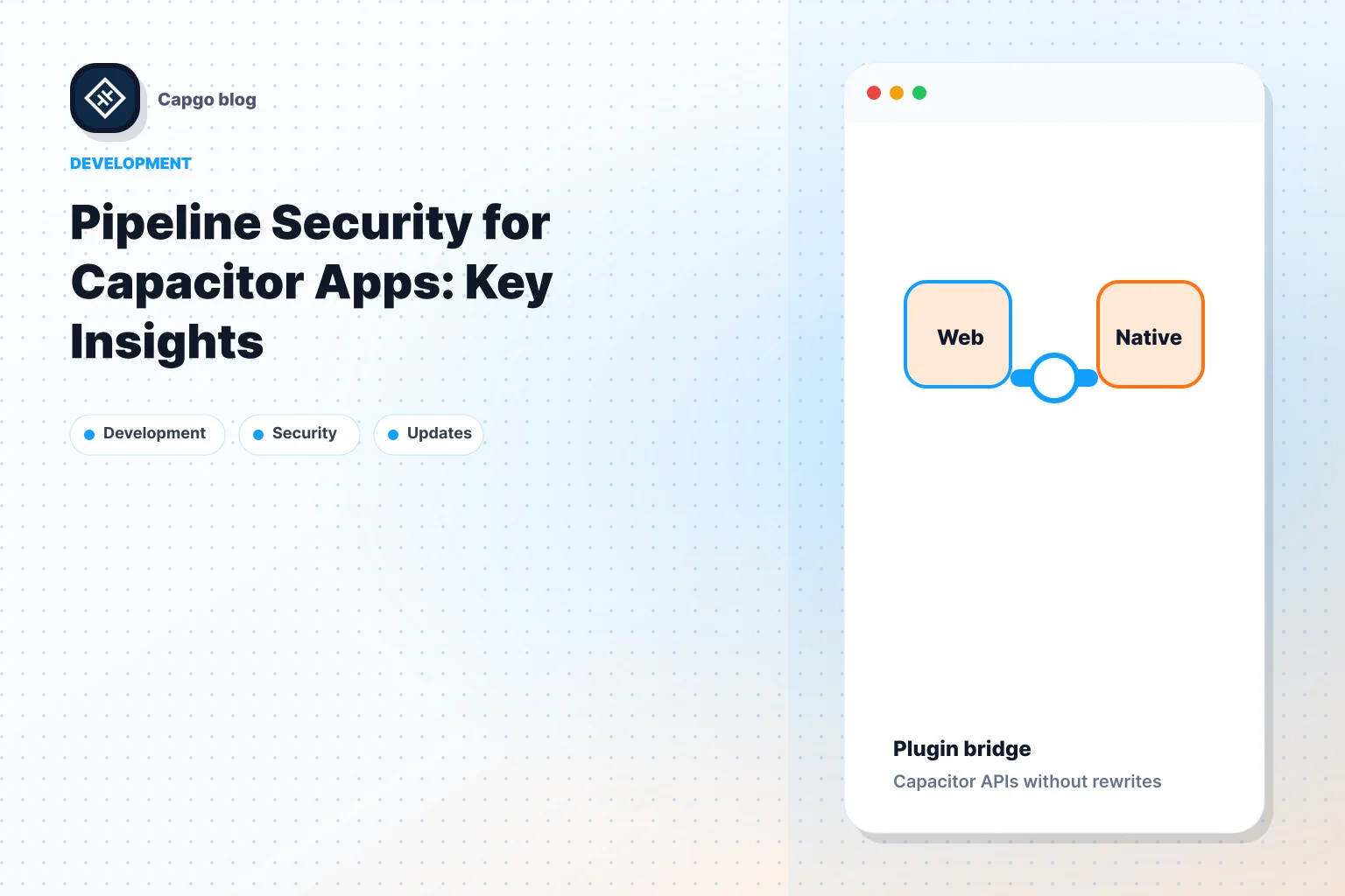 Pipeline Security for Capacitor Apps: Key Insights