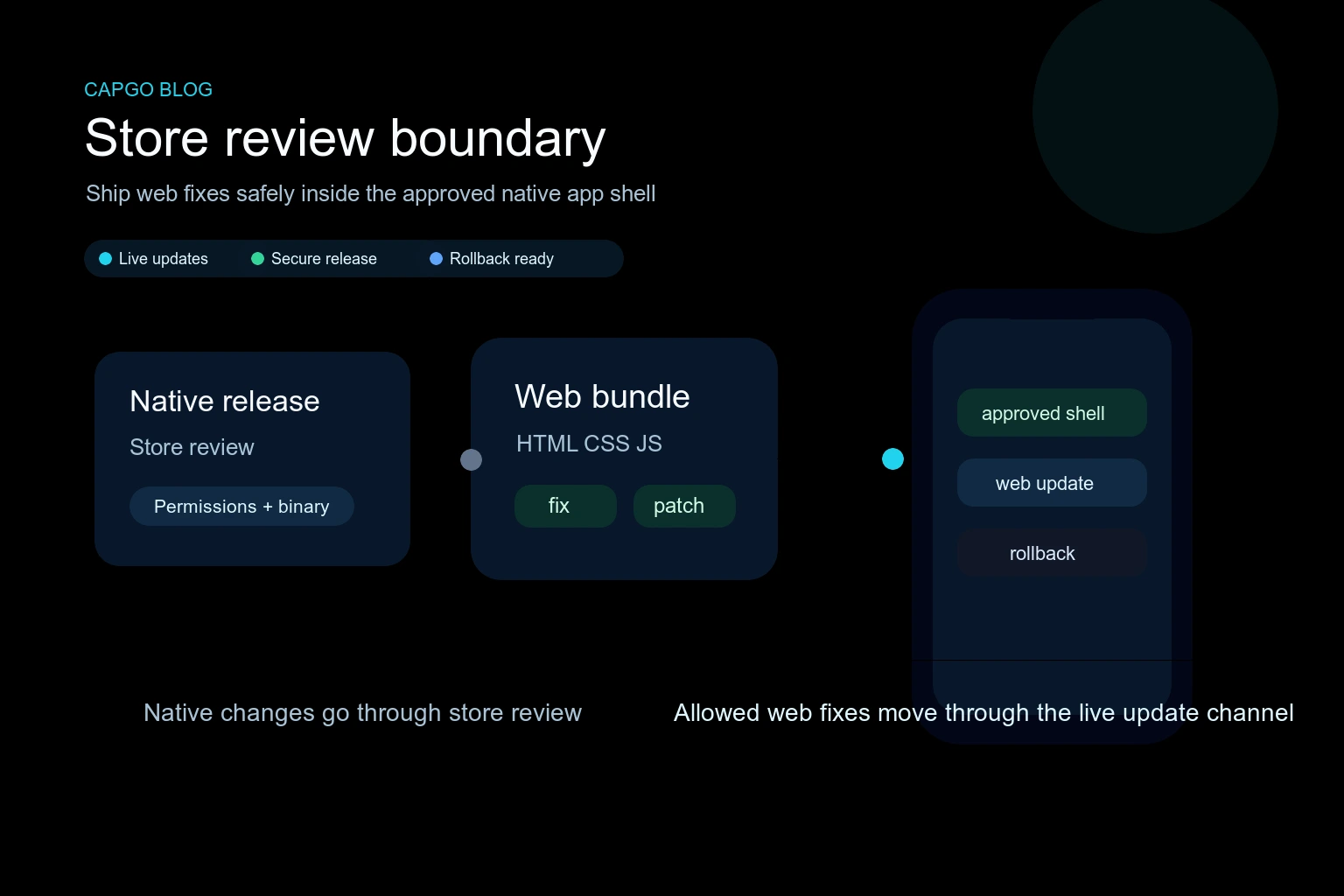 Flutter live update