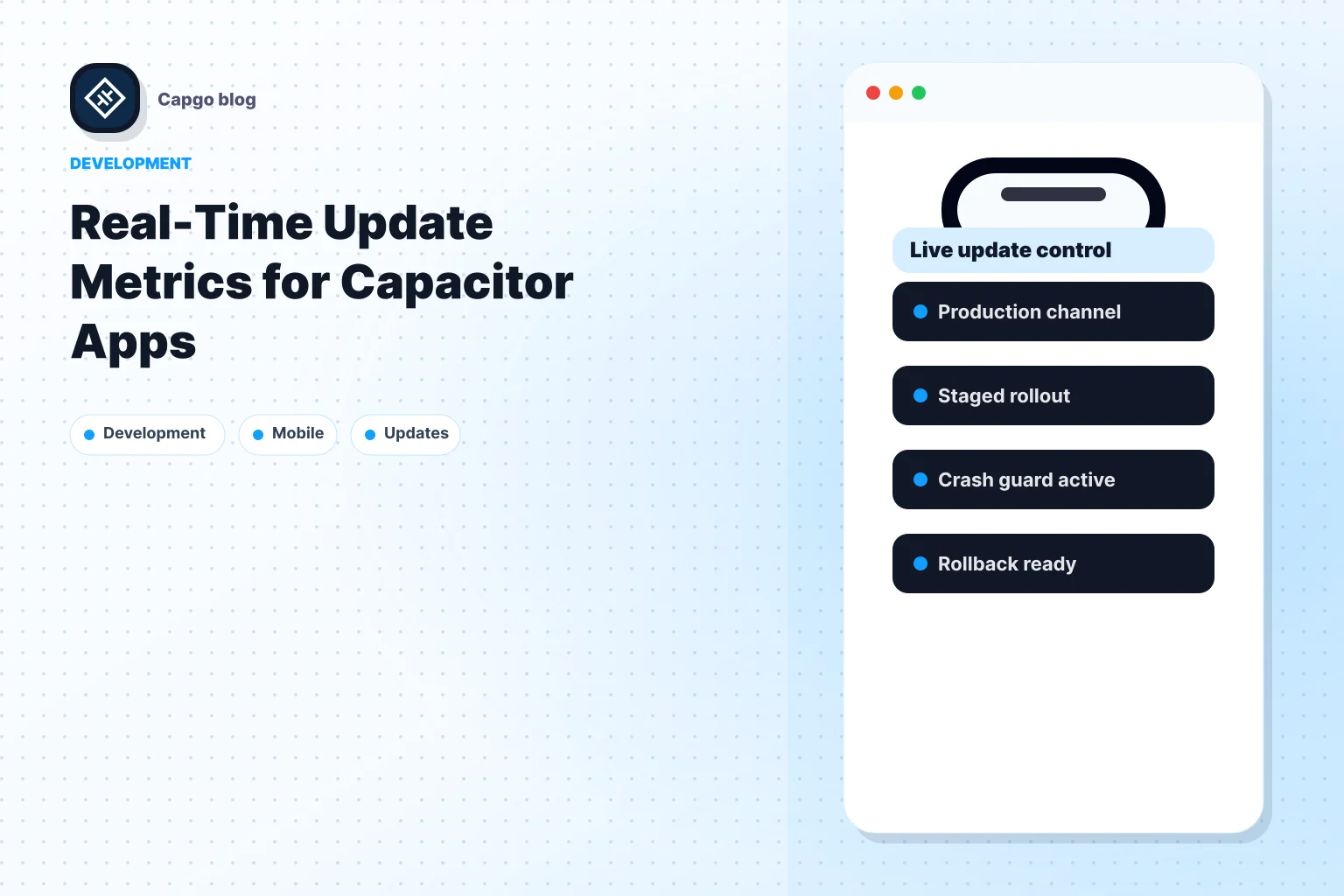 Real-Time Update Metrics for Capacitor Apps