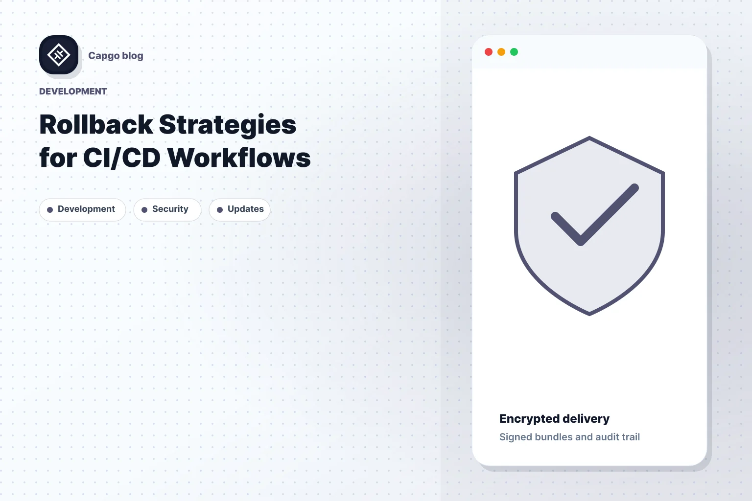 Rollback Strategies for CI/CD Workflows