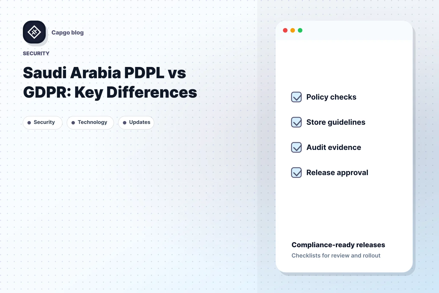 Saudi Arabia PDPL vs GDPR: Key Differences