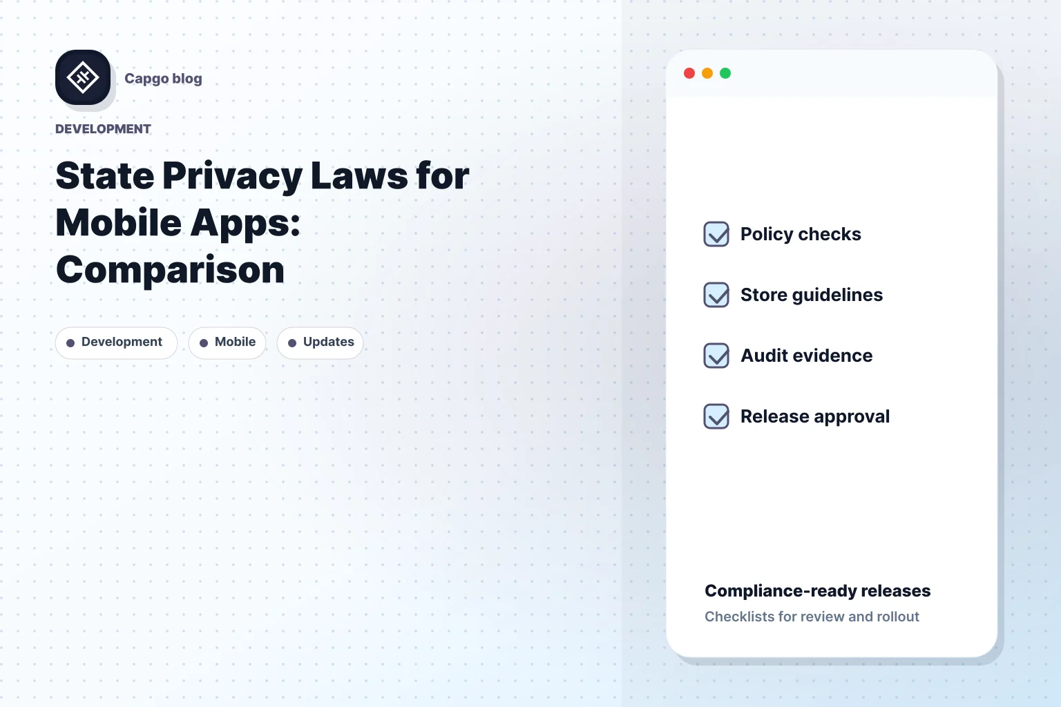 State Privacy Laws for Mobile Apps: Comparison