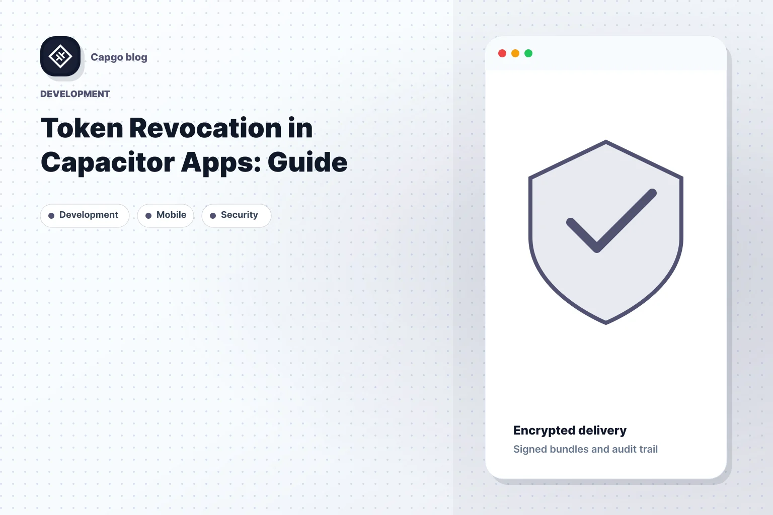 Token Revocation in Capacitor Apps: Guide
