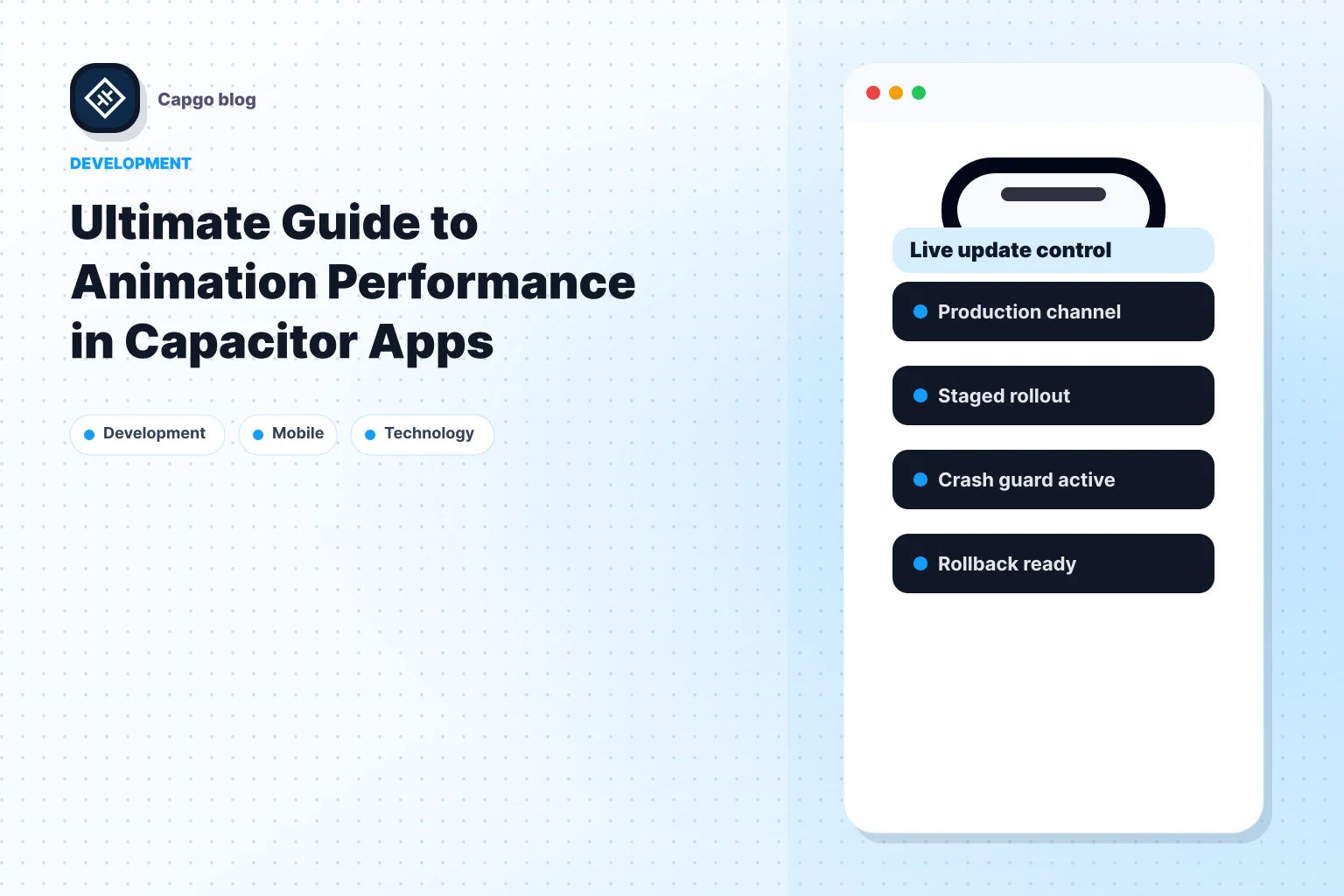 Ultimate Guide to Animation Performance in Capacitor Apps