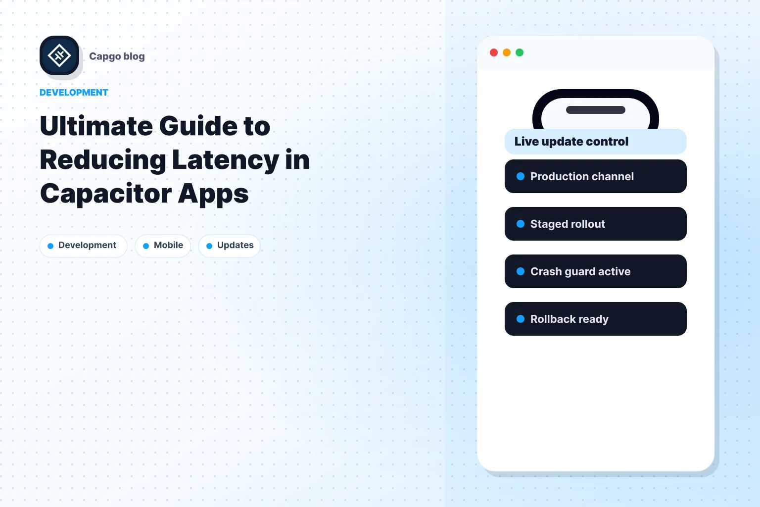 Ultimate Guide to Reducing Latency in Capacitor Apps