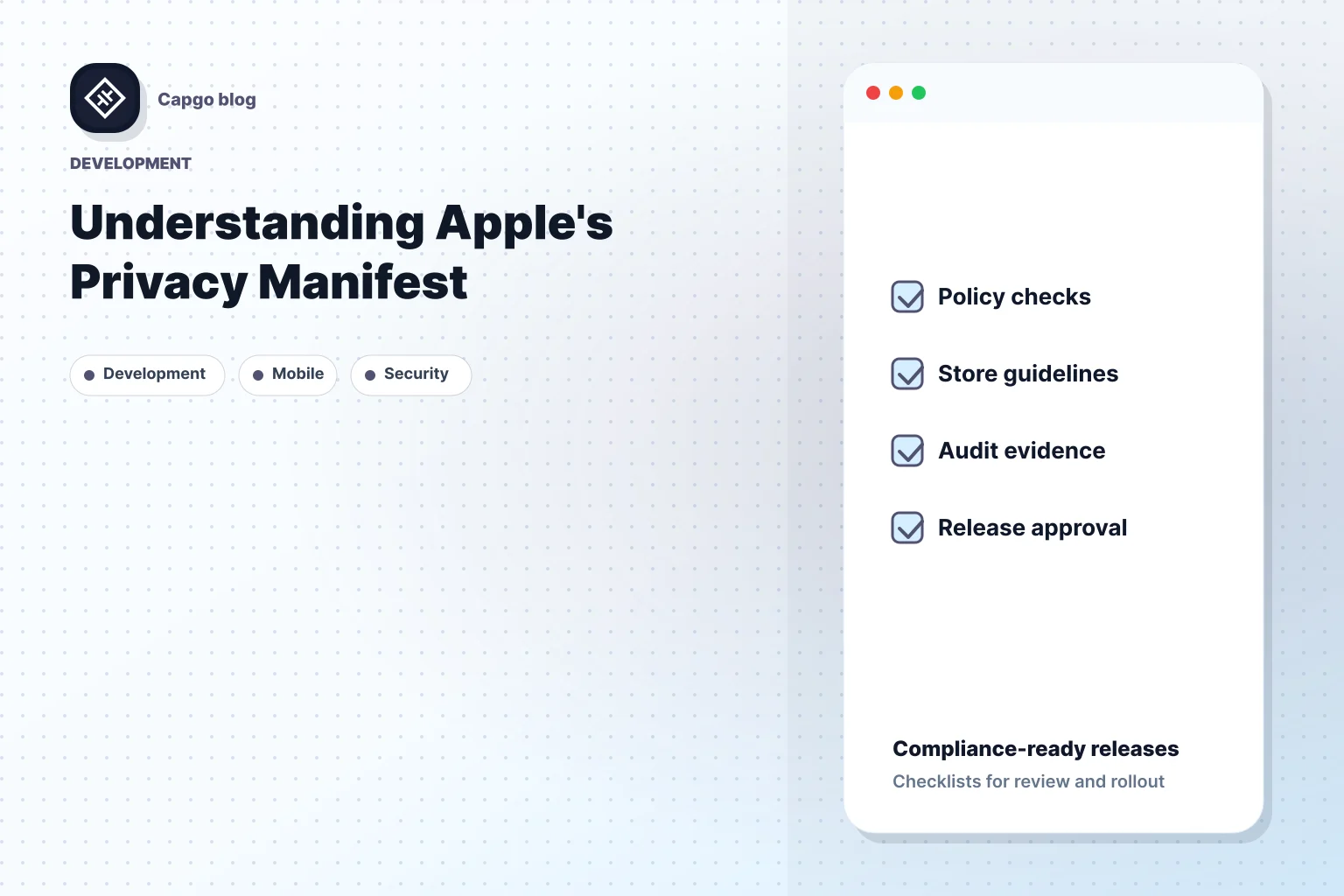 Understanding Apple's Privacy Manifest