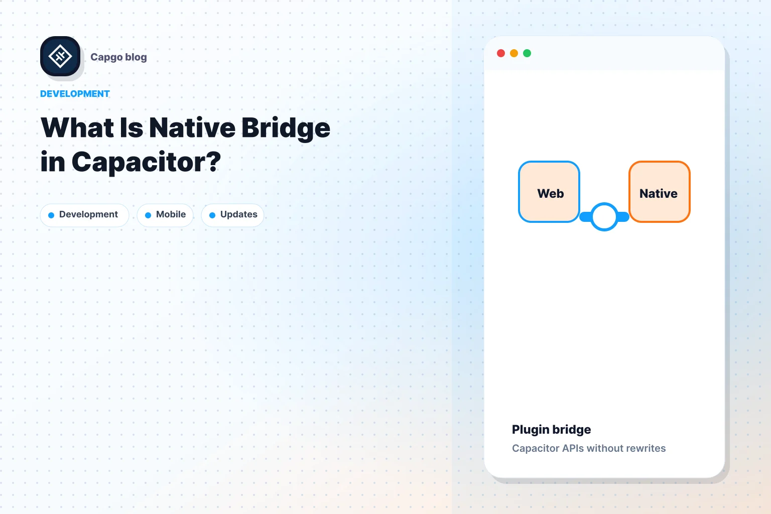What Is Native Bridge in Capacitor?