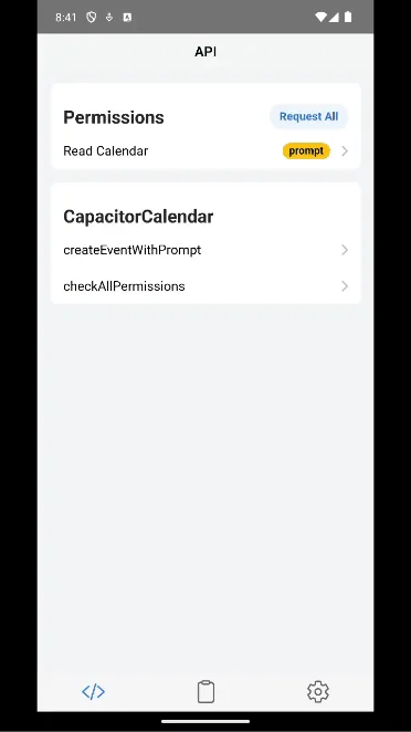 iOSのネイティブカレンダーイベントの作成デモ