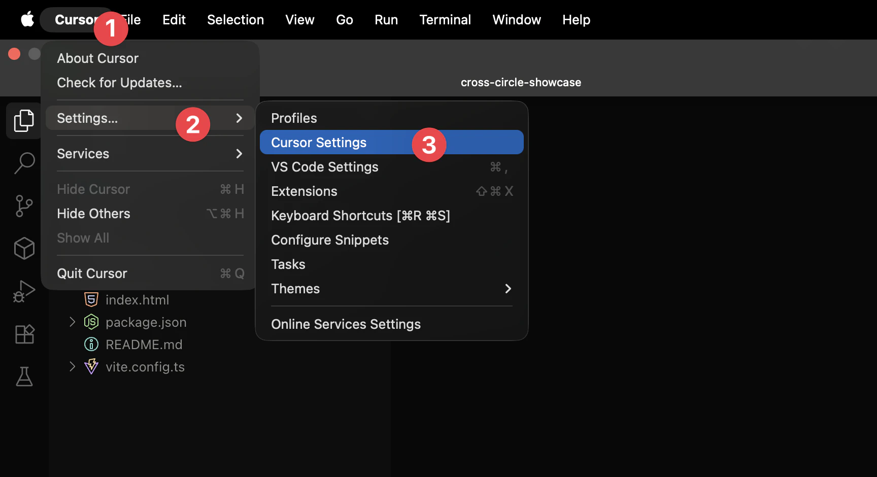 Cursor Settings