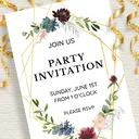 Invitation Maker Card Design app icon